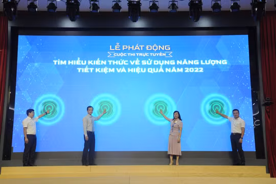Lần đầu tiên tổ chức cuộc thi trực tuyến tìm hiểu tiết kiệm năng lượng