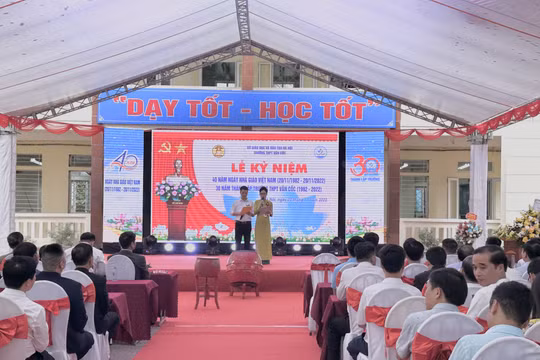 Hà Nội: Trường THPT Vân Cốc kỷ niệm 30 năm Ngày thành lập