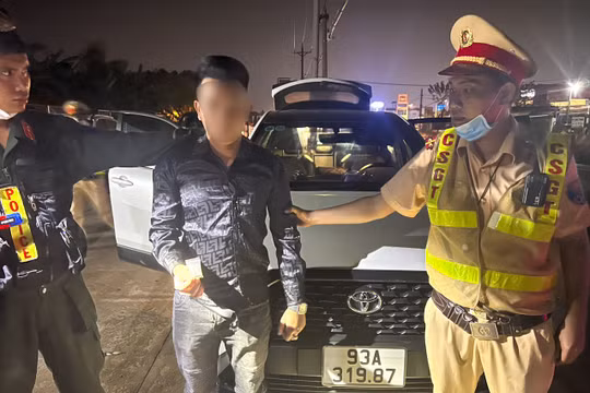 Bình Phước: CSGT phát hiện lái xe dương tính với ma túy khi lưu thông