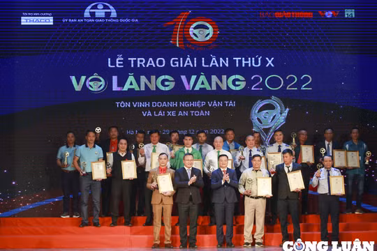 50 cá nhân và 20 tập thể đạt giải “Vô lăng vàng” lần thứ 10 năm 2022