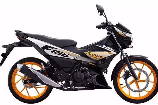 Suzuki Satria F150 2023 trình làng: Thêm màu mới, giá không đổi