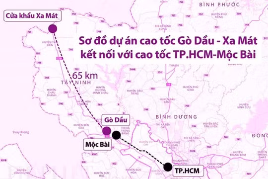 Chính phủ giao tỉnh Tây Ninh triển khai cao tốc Gò Dầu - Xa Mát