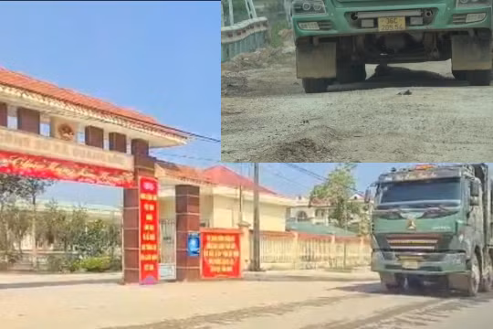 Hậu Lộc (Thanh Hóa): Xe có dấu hiệu quá khổ quá tải hoạt động rầm rộ