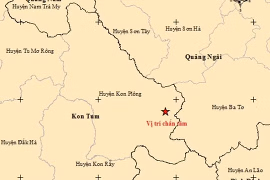Khẩn trương ứng phó, khắc phục hậu quả động đất tại Kon Tum