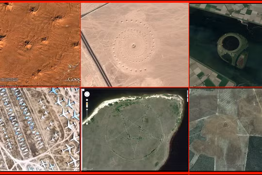 Những địa điểm bí ẩn, kỳ lạ vô tình được tìm thấy nhờ Google Earth