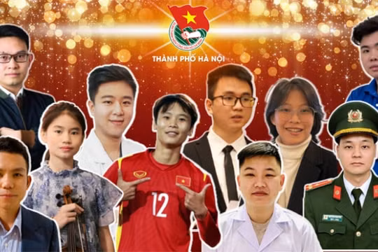 Hà Nội công bố 10 gương mặt trẻ Thủ đô tiêu biểu năm 2021