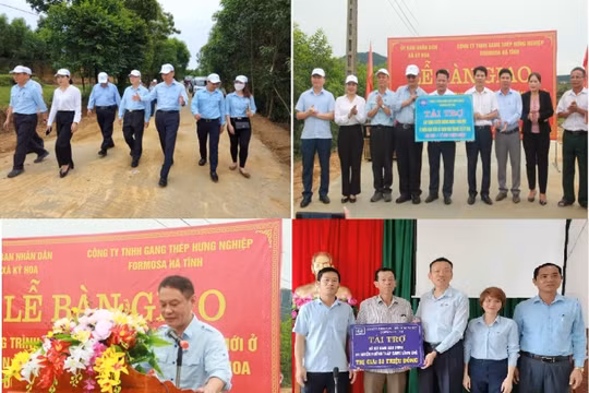 Formosa Hà Tĩnh góp phần xây dựng nông thôn mới cùng thị xã Kỳ Anh