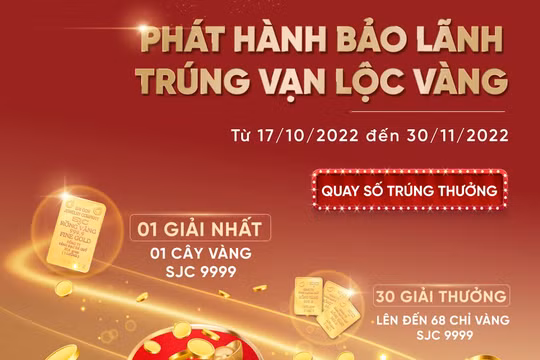 Phát hành bảo lãnh, nhận vàng SJC tại VietinBank