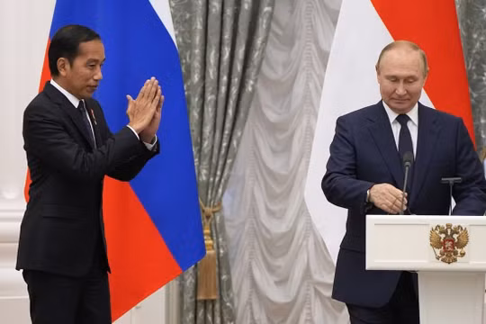 Tổng thống Indonesia Widodo chuyển tới ông Putin thông điệp từ Ukraine