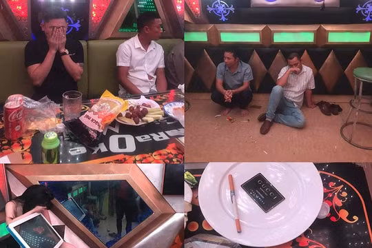 Bắt quả tang 6 đối tượng sử dụng ma túy tại quán karaoke