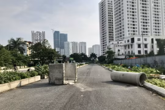 Hà Nội: Dự án tiền tỷ chậm tiến độ trở thành nơi... trồng rau