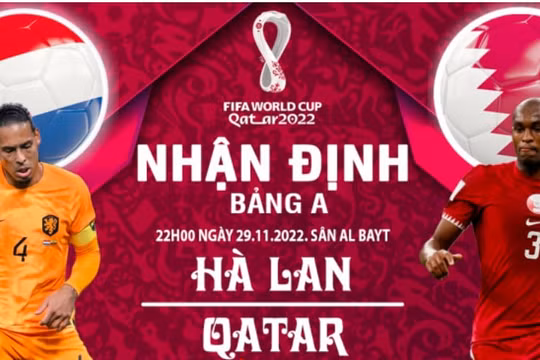 Nhận định Hà Lan vs Qatar, 22h ngày 29/11, bảng A World Cup 2022