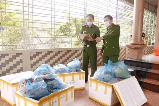 Phát hiện hơn 270kg thực phẩm động vật 'lậu' tại Hà Tĩnh