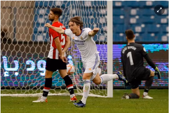 Đánh bại Bilbao, Real Madrid đoạt Siêu cúp Tây Ba Nha 2021/22