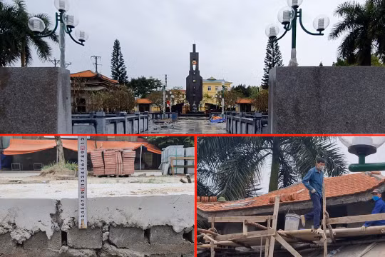 Dự án Cải tạo nghĩa trang liệt sỹ TP. Phúc Yên (Vĩnh Phúc) có dấu hiệu thi công ẩu, sai thiết kế ?