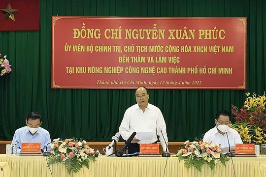 Khu NNCNC TP. HCM phải dẫn dắt quá trình chuyển đổi nông nghiệp theo hướng chất lượng, giá trị, thân thiện môi trường