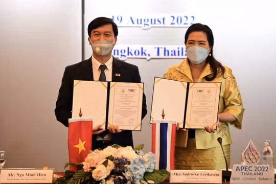 Đài Tiếng nói Việt Nam và Ủy ban Quan hệ Công chúng Thái Lan thúc đẩy quan hệ hợp tác truyền thống