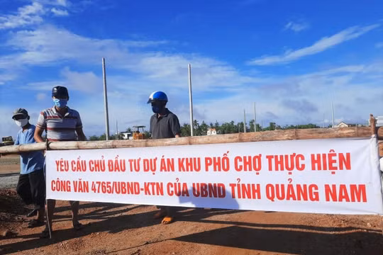 Rầm rộ bán “chui” đất nền dự án Khu phố chợ Chiên Đàn của Công ty Newland Quảng Nam