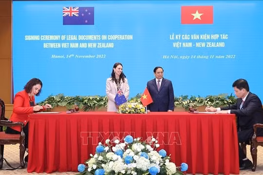 Việt Nam - New Zealand phấn đấu đưa kim ngạch thương mại hai chiều đạt 2 tỷ USD vào năm 2024