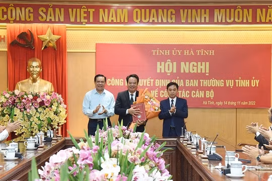 Hà Tĩnh: Điều động, bổ nhiệm nhiều vị trí cán bộ chủ chốt
