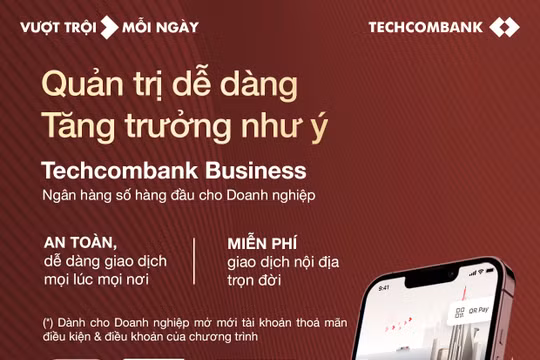 Techcombank chính thức ra mắt ngân hàng số dành cho doanh nghiệp