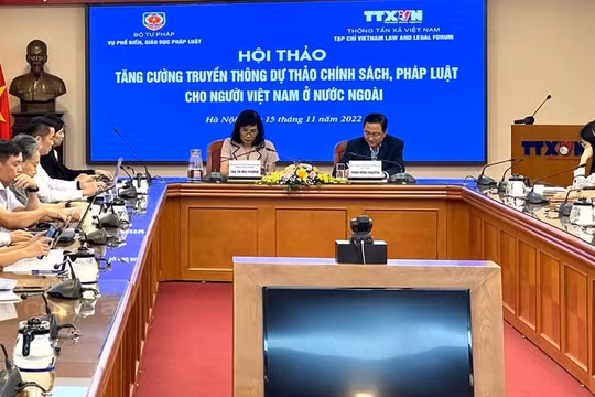 Nâng cao hiệu quả truyền thông dự thảo chính sách, pháp luật cho người Việt Nam ở nước ngoài