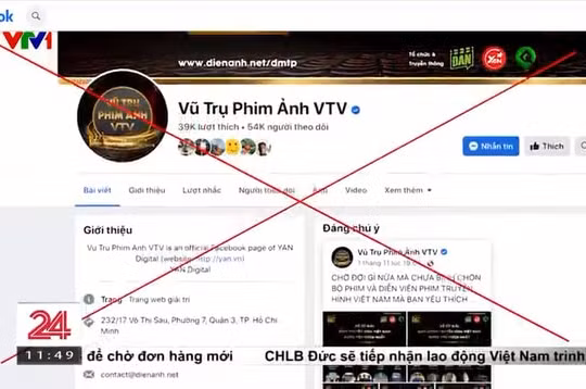 Fanpage "Vũ trụ phim ảnh VTV" ngang nhiên vi phạm bản quyền