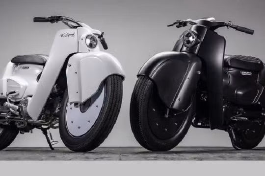 Xế nổ Honda Super Cub 2022 độ theo phong cách cổ điển