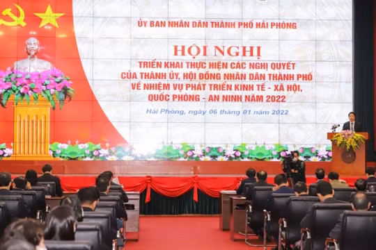 Hải Phòng phấn đấu thu ngân sách đạt trên 105,6 nghìn tỷ đồng trong 2022