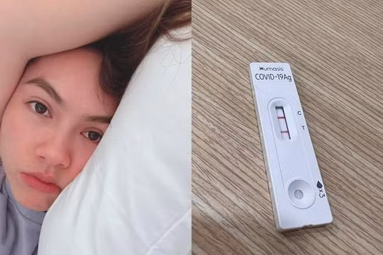 Á hậu Hoàng My mắc Covid-19