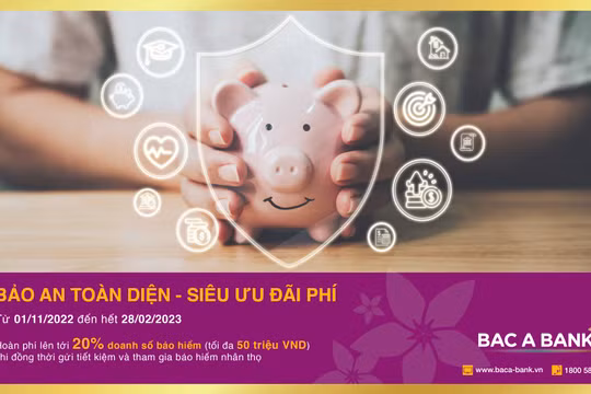 Gửi tiết kiệm tại Bac A Bank – khách hàng được bảo an toàn diện, nhận thêm siêu ưu đãi phí