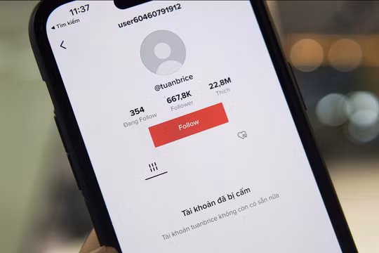 TikTok xoá vĩnh viễn tài khoản Nờ Ô Nô với hơn 600.000 lượt theo dõi