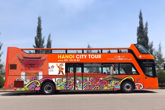 Đại biểu SEA Games 31 được miễn phí trải nghiệm xe buýt 2 tầng du lịch
