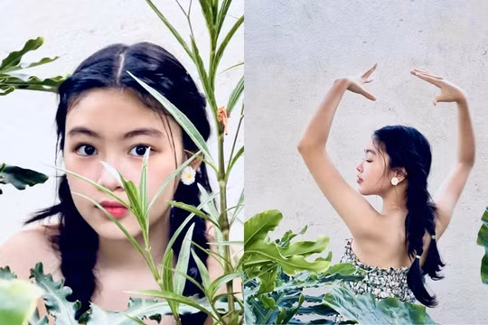 Con gái MC Quyền Linh "đốn tim" cộng đồng mạng bởi vẻ đẹp trong veo tuổi 16