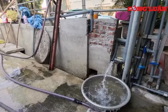 Thanh Hoá: Dân kêu khổ vì nước sinh hoạt bốc mùi hôi thối