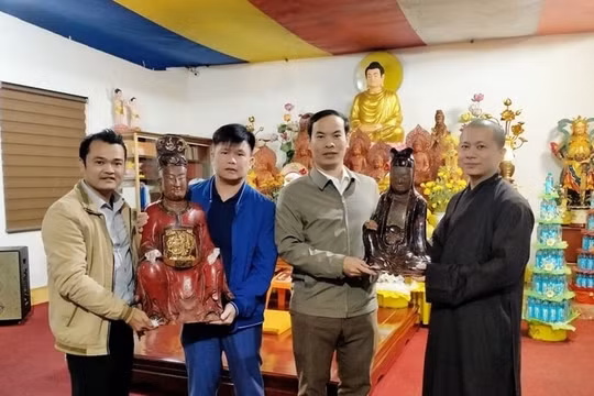 Thanh Hoá: Bắt giữ 2 kẻ gian đột nhập ăn trộm tượng quý tại chùa