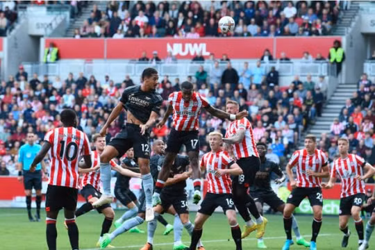 Arsenal thắng đậm Brentford ở vòng 8 Ngoại hạng Anh 2022/23