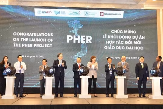 Lễ khởi động Dự án hợp tác đổi mới giáo dục đại học
