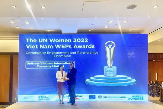 Thúc đẩy bình đẳng giới, Unilever Việt Nam chiến thắng tại WEPs Awards 2022