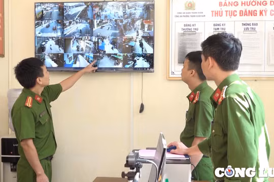 Hà Nội: Nhân rộng mô hình camera giám sát an ninh ở phường Thanh Xuân Nam