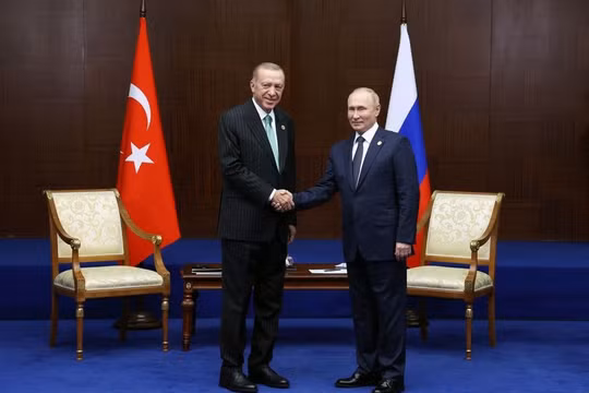 Tổng thống Putin muốn thành lập 'trung tâm khí đốt' tại Thổ Nhĩ Kỳ