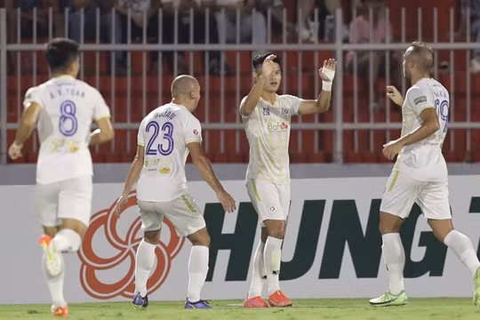 Tuấn Hải ghi bàn, Hà Nội FC thắng sít sao Bình Định