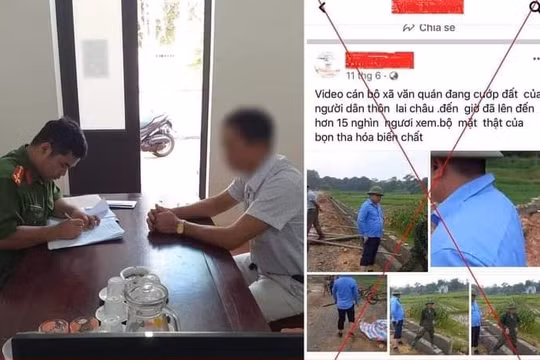 Xử phạt đối tượng đăng tin sai sự thật, bôi nhọ chính quyền trên mạng xã hội