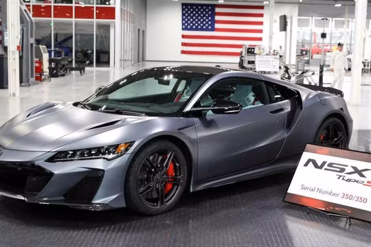 Xe thể thao Acura NSX Type S cuối cùng vừa xuất xưởng