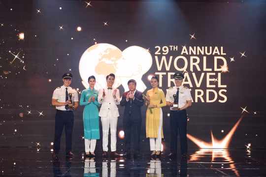 Vietnam Airlines được World Travel Awards vinh danh thương hiệu hàng không hàng đầu châu Á