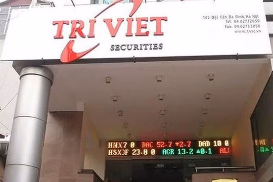 Chứng khoán Trí Việt (TVB) quý III lỗ 6,2 tỷ đồng, vừa bị UBCKNN phạt thêm 150 triệu đồng
