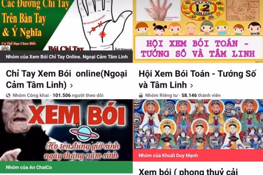 Nở rộ dịch vụ bói toán trực tuyến: Đừng để tâm linh che mắt