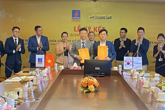 Công ty cổ phần PVI và Công ty TNHH Samsung SDS Việt Nam ký kết Hợp đồng hợp tác