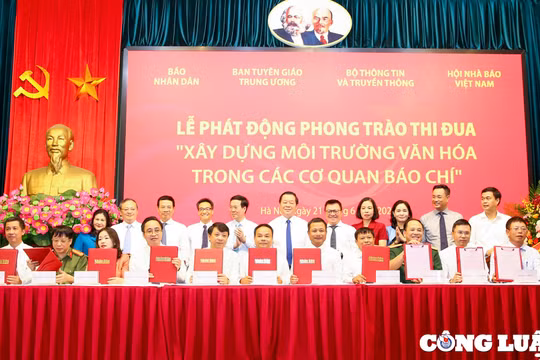 Tiêu chí thực hiện “cơ quan báo chí văn hóa và văn hóa của người làm báo Việt Nam”