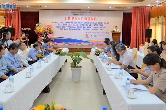Quảng Ngãi phát động hưởng ứng Giải Báo chí toàn quốc về xây dựng Đảng